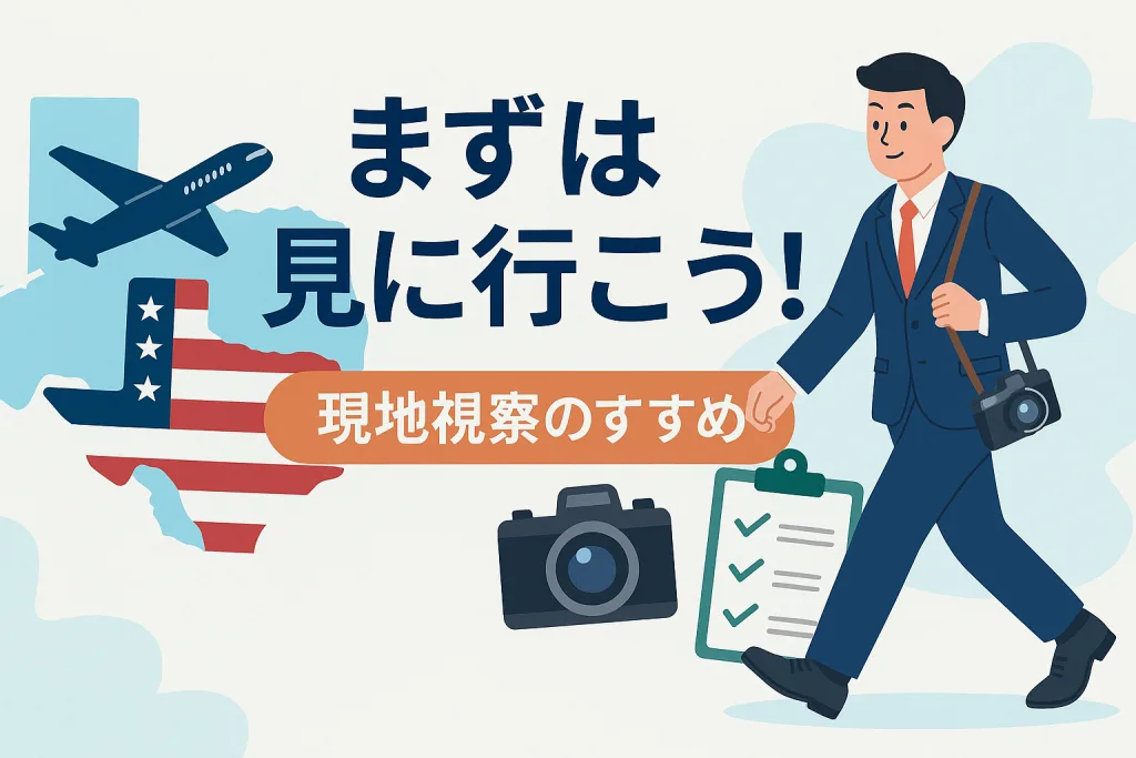 ✈️ 現地は見に行こう！テキサスM&A・ビジネス成功の第一歩